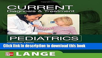 Collection Book CURRENT Diagnosis and Treatment Pediatrics, Nineteenth Edition