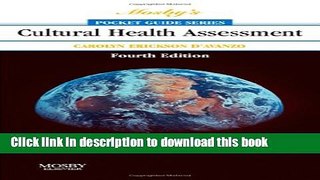 Collection Book Mosby s Pocket Guide to Cultural Health Assessment