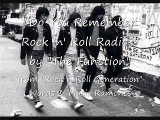 The Function - Do You Remember Rock N Roll Radio? (Ramones Karaoke)