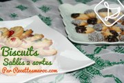 Biscuits Sablés 2 Sortes - Shortbread Cookies 2 Ways - أسهل وصفة لعجينة الصابلي