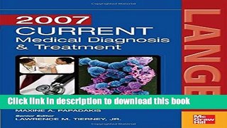 Collection Book Current Medical Diagnosis and Treatment 2007