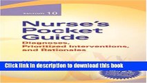 Collection Book Nurses Pocket Guide: Diagnosis Prioritized Interventions andRationales
