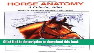 Collection Book Horse Anatomy: A Coloring Atlas