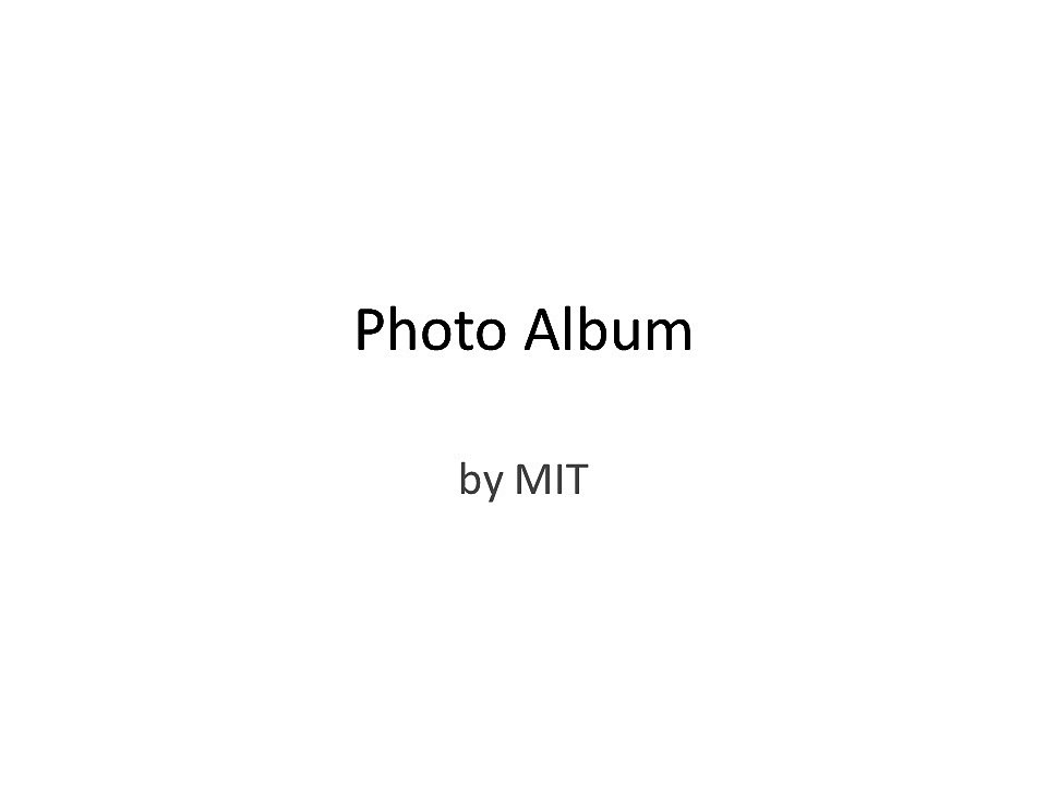 Photo Album