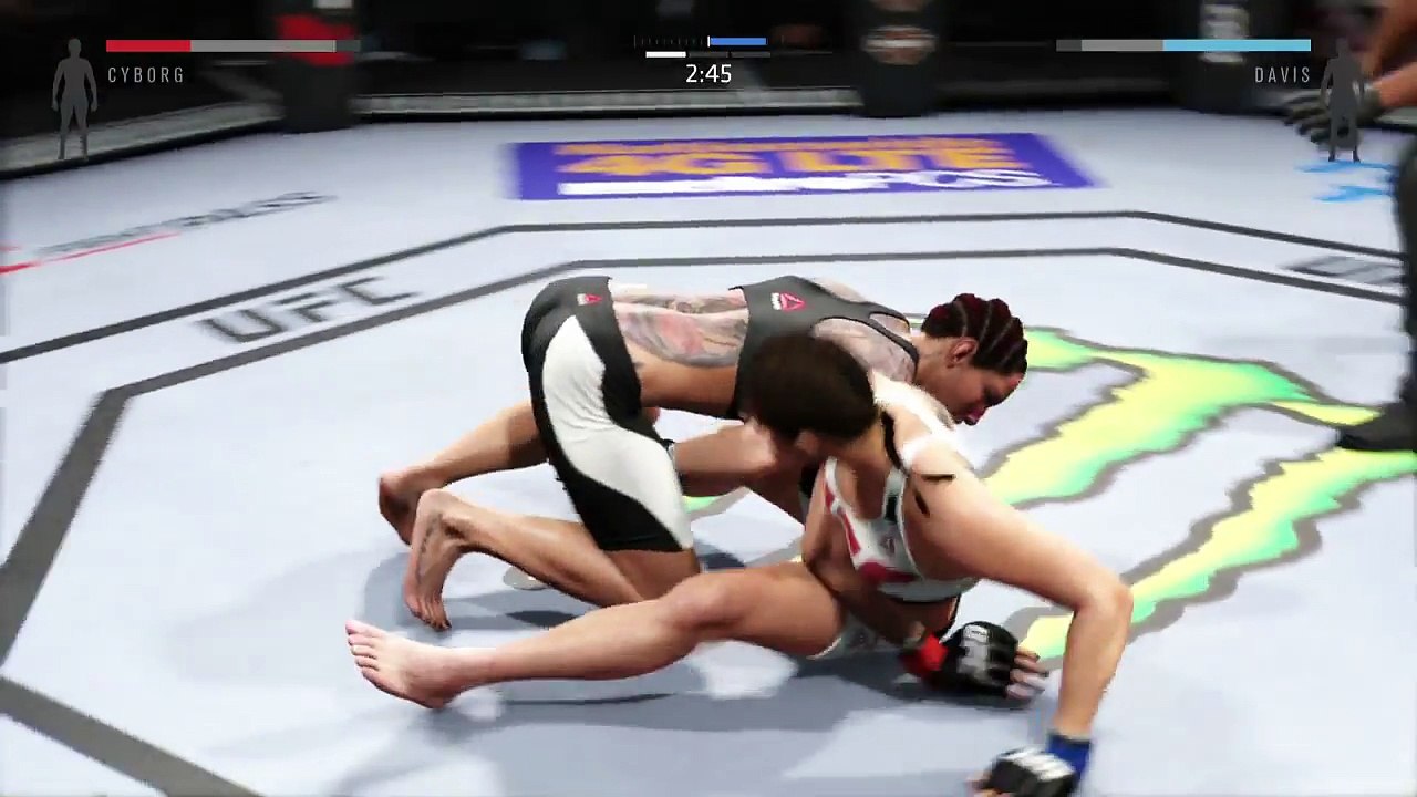 UFC 2 2016 GAME BANTAMWEIGHT UFC BOXING MMA CHAMPION FIGHT GIRLS HIGHLIGHTS ● CRIS CYBORG VS ALEXIS DAVIS