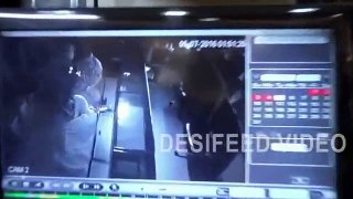 Shocking CCTV Footage Of Thief Attacks Guard In Jewelry Shop