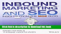 [New] PDF Inbound Marketing and SEO: Insights from the Moz Blog Free Books