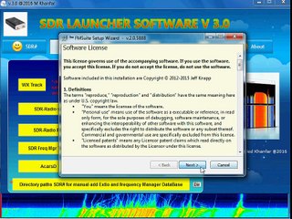 SDR Launcher Software v 3.0