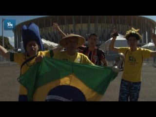 Torcida brasileira acredita em vitória na estreia contra o Japão