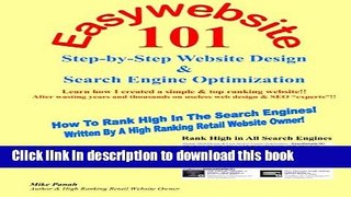 [New] EBook Easywebsite101: Step-By-Step Web Design   SEO By A High Ranking Retail Website Owner