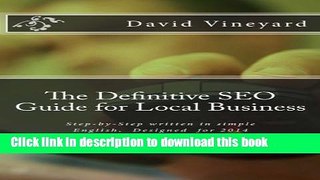 [New] EBook The Definitive SEO Guide for Local Business: Step-by-Step written in simple English,