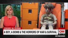 La journaliste de CNN n'a pu contenir son émotion devant la photo d'Omran !