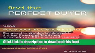 [New] EBook Facebook Marketing | How to Find the Perfect Buyers: Using Facebook Marketing Tools |