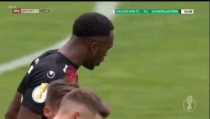 0-1 Osayamen Osawe Goal HD - Hallescher FC 0-1 Kaiserslautern - 20.08.2016