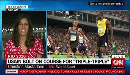 Usain Bolt cracks joke crossing finish line_(320x240)