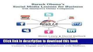 [New] PDF Barack Obama s Social Media Lessons For Business Free Download