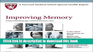 [PDF] Harvard Medical School Improving Memory: Understanding age-related memory loss Full Colection