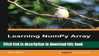 [PDF] Learning NumPy Array Full Colection[PDF] Learning NumPy Array Full Online[PDF] Learning