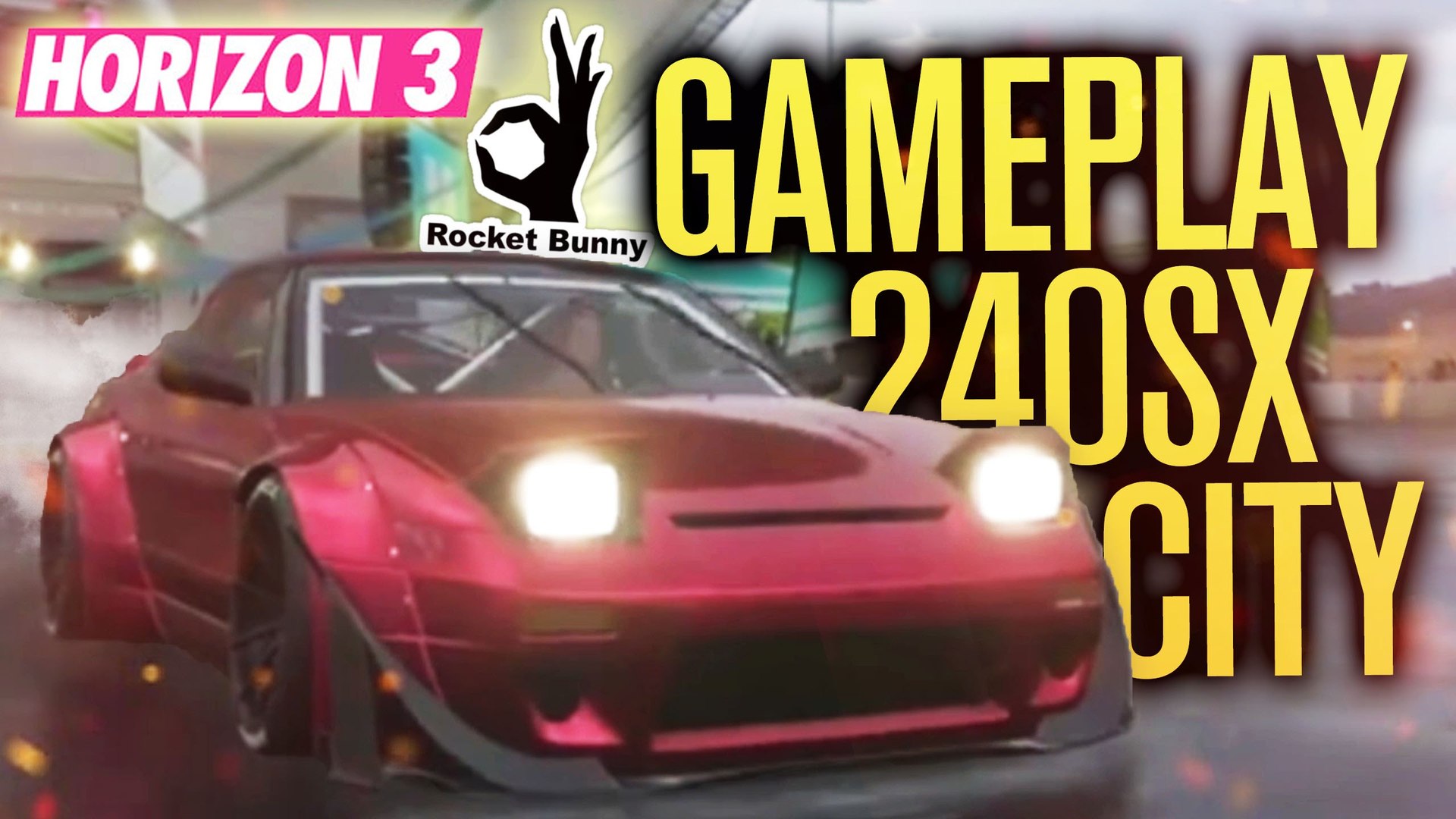 Forza Horizon 3 Gameplay Rocket Bunny 240sx Drone City More Video Dailymotion