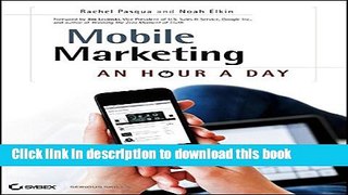 [New] EBook Mobile Marketing: An Hour a Day Free Books