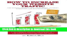 [New] EBook How To Increase Your Website Traffic: For Website Owners, Small Businesses, Internet