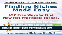 [New] PDF Niche Marketing Ideas   Niche Markets. Finding Niches Made Easy. 177 Free Ways to Find
