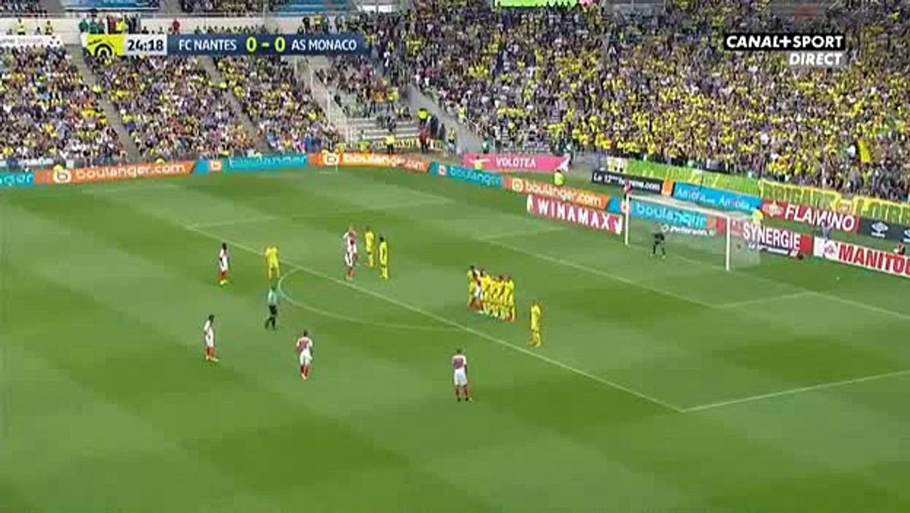 Gabriel Boschilia Goal - Nantes vs Mónaco 0-1 20.08.2016