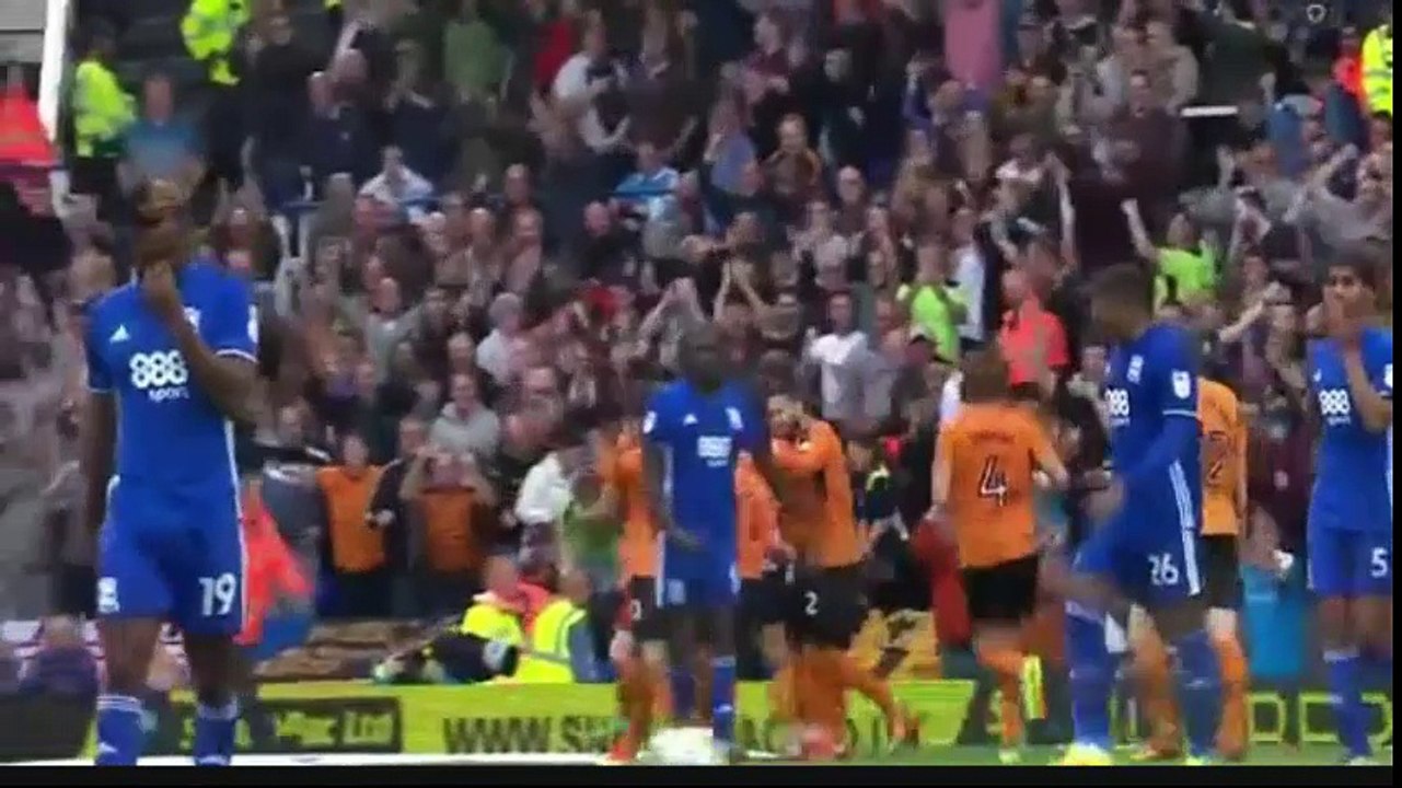 Danny Batth Goal HD - Birmingham City 1-2 Wolves (20.8.2016) - Championship