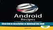 [New] EBook Android Recipes: A Problem-Solution Approach Free Books