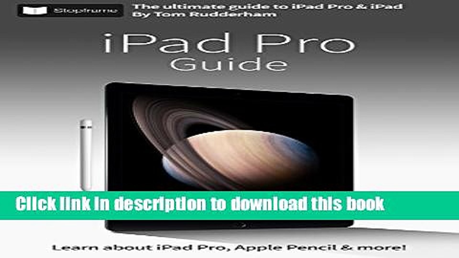 ⁣[New] EBook iPad Pro Guide: The Ultimate Guide for iPad Pro, iPad   iPad mini Free Books