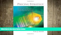 Free [PDF] Downlaod  Pricing Strategy: Setting Price Levels, Managing Price Discounts and