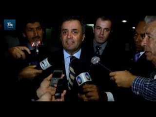 "Espero que a queda nas pesquisas não afete humor de Dilma", diz Aécio