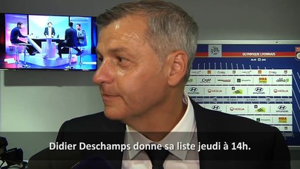 Bleus - Pour Genesio, Lacazette sera dans la liste de Deschamps