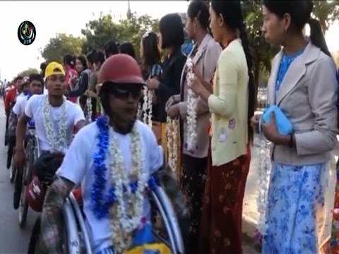 Disabled athletes complete 434 mile wheelchair journey