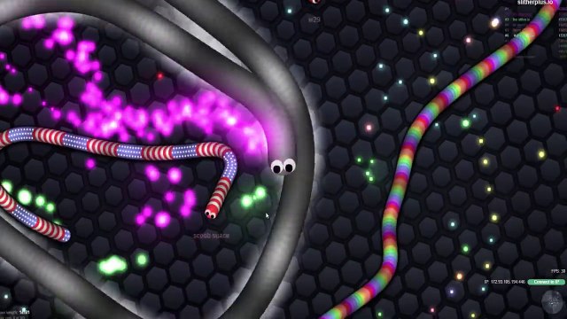 Slither.io Epic Ninja Snake Invisible Trolling Big Snake In Slitherio! (Slitherio Funny Moments)