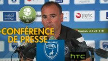 Conférence de presse Chamois Niortais - Tours FC (1-4) : Denis RENAUD (CNFC) - Fabien MERCADAL (TOURS) - 2016/2017
