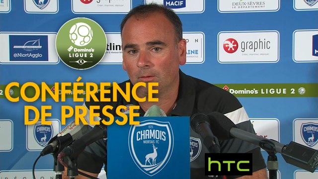 Conférence de presse Chamois Niortais - Tours FC (1-4) : Denis RENAUD (CNFC) - Fabien MERCADAL (TOURS) - 2016/2017