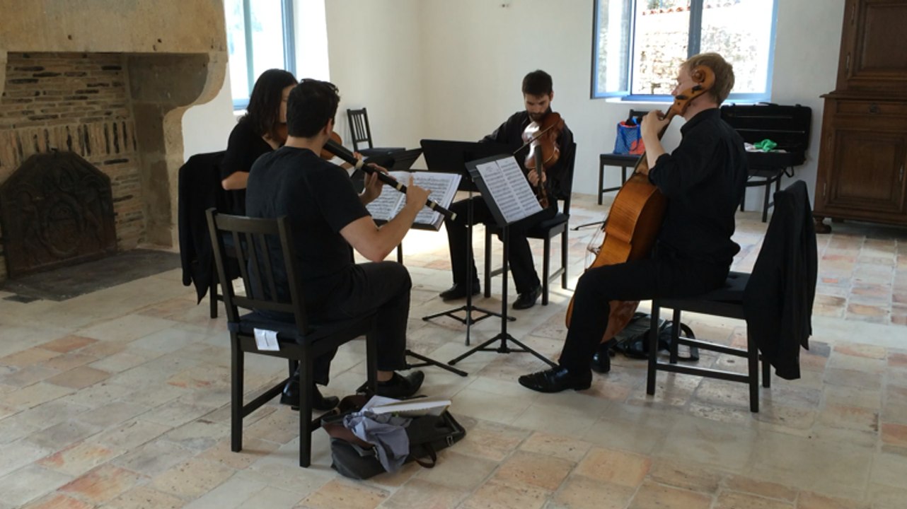 Répétitions avant le festival Dans les jardins de William Christie