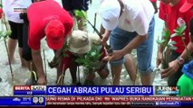 Ratusan Pelajar dan Mahasiswa Tanam Mangrove di Pulau Bidadari