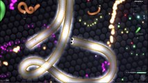 Slither.io Shortest Snake Vs Longest Snake Funny Trolling Kill #2 In Slitherio!