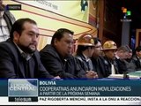 Bolivia: cooperativas se suman a protestas de cooperativas mineras