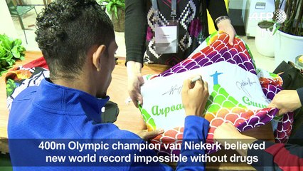 400m star van Niekerk thought record impossible without drugs