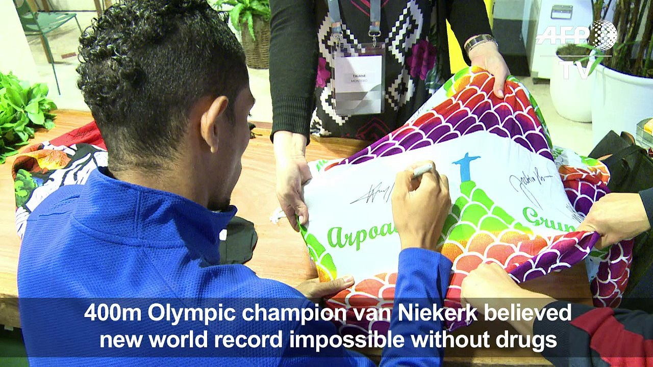 400m star van Niekerk thought record impossible without drugs