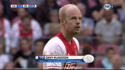 Davy Klaassen Goal HD - Ajax 1 - 0 Willem II 20.08.2016 HD