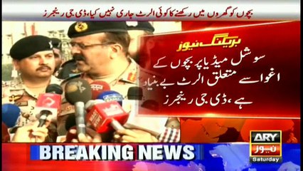 Rangers deny issuing alert to keep children at home