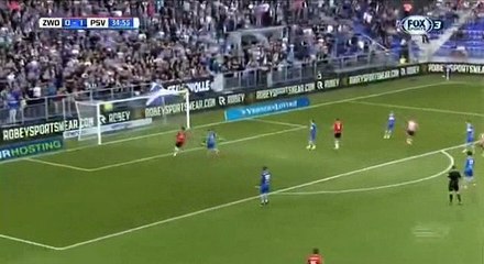 Jorrit Hendrix Goal HD -Zwolle 0-2 PSV 20.08.2016