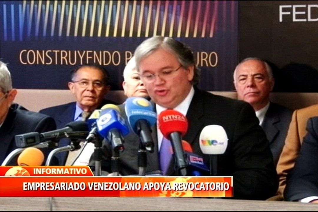 Fedecámaras se une al clamor opositor de convocar a referendo revocatorio contra Maduro