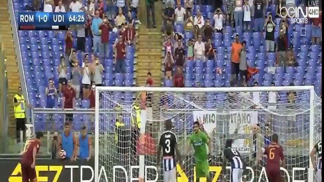 اهداف مباراة روما وأودينيزي 4-0 كاملة الدوري الايطالي بتاريخ 20-08-2016
