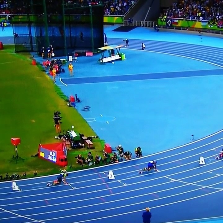 2016-8-20リオオリンピック男子400mリレー決勝日本銀メダル＼(^_^)／