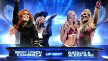 WWE SmackDown 2016.08.16 Carmella & Becky vs Alexa Bliss & Natalya | HD